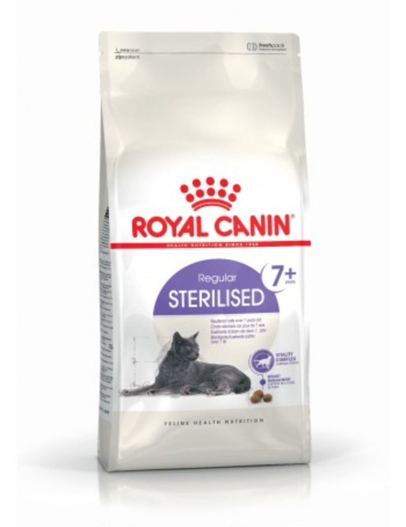 Royal Canin Sterilised 7+ – Saco 400 g