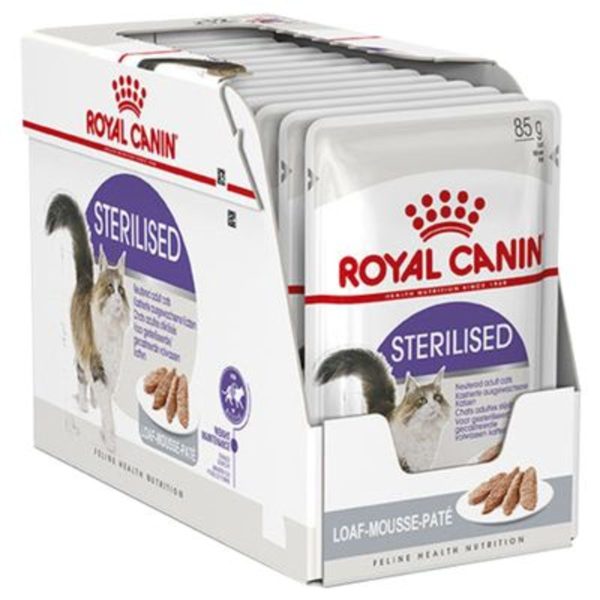 Royal Canin Sterilised (Loaf-Pate) – Doos 12×85 g