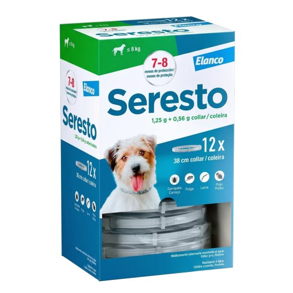12 x Seresto Halsband Hunde Kleine -8kg Klinische Verpackung