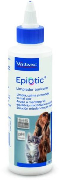 Virbac Epiotic Detergente Auricolare per Cani e Gatti 125Ml