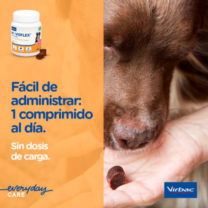 Virbac Movoflex Soft Chews para Perros Grandes L >35Kg 30 Comprimidos