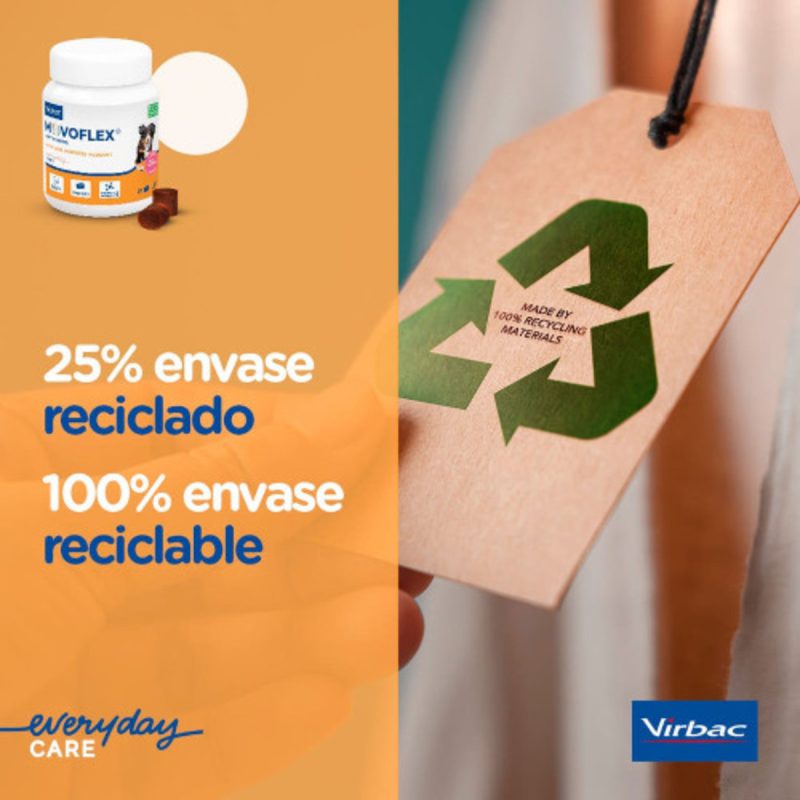 Virbac Movoflex Soft Chews para Perros Grandes L >35Kg 30 Comprimidos