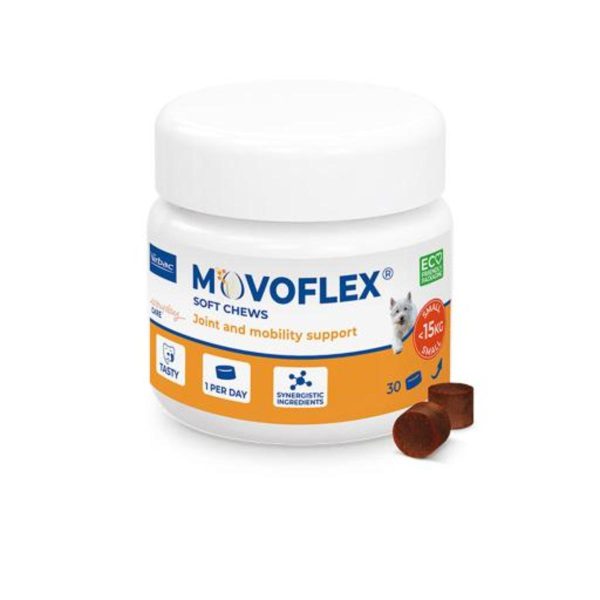 Virbac Movoflex Soft Chews para cães pequenos < 15 Kg 30 unidades