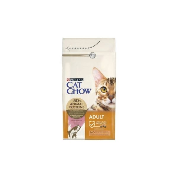 1,5 kg Cat Chow Adulto Salmão e Atum Purina