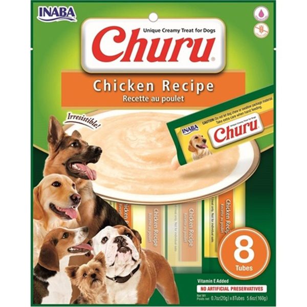 Churu Dog Hühnerrezept 8 Stück