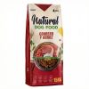15 kg Natuurlijk Dog Food Lamsvlees en Rijst + Rundvlees