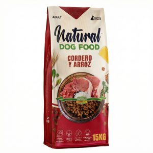 15 kg Naturfutter Hundefutter Lamm und Reis + Rind