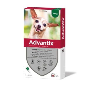 Advantix® pipetas para perros hasta 4 kg  4 pipetas (4 x 0,4 ml)