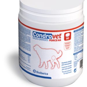 Bioiberica Condrovet Force HA Razas Grandes Condroprotector Articular 80 Comprimidos
