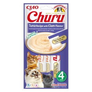 Churu Receta de atún con almeja – Caja 12 unidades