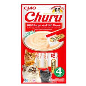 Churu Receta de atún con cangrejo – Caja 12 unidades