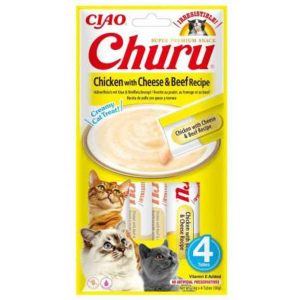 Churu Receta de atún con queso y buey – Caja 12 unidades