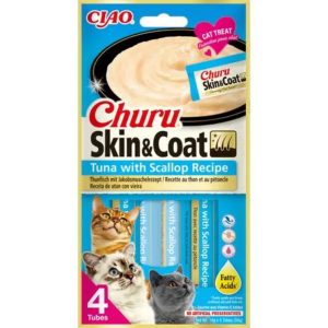 Churu Skin&Coat receta de atún con vieira
