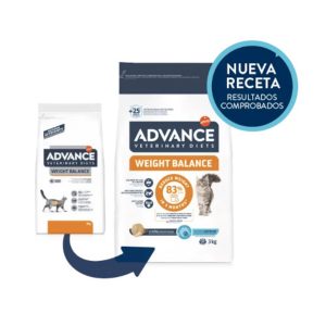 Control de peso 3 kg Advance Obesity Veterinary Diets Advance pienso para gatos