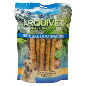 Golosinas para perros Twist con pollo enrollado 24cm 1k.