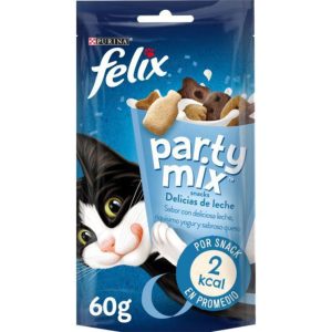 PURINA®  FELIX® Party Mix Delicias de Leche (8x60gr)