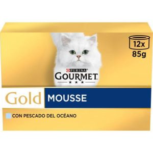 PURINA® GOURMET® Gold   Mousse Pescado (12x85gr) del Océano