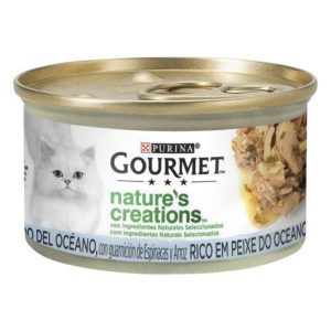 PURINA® GOURMET® Nature’s Creations Mini Filetes rico en pescado del oceano