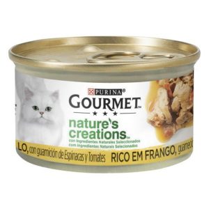 PURINA® GOURMET® Nature’s Creations Mini Filetes rico en pollo(1,10€/lata)