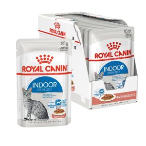 Royal Canin Indoor (salsa) – Caja 12×85 g
