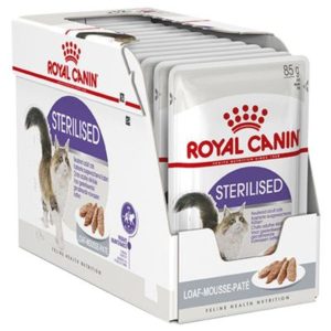 Royal Canin Sterilised (Loaf-Pate) – Caja 12×85 g